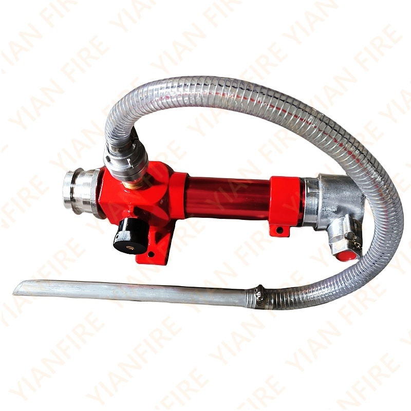 Fire foam eductor foam maker