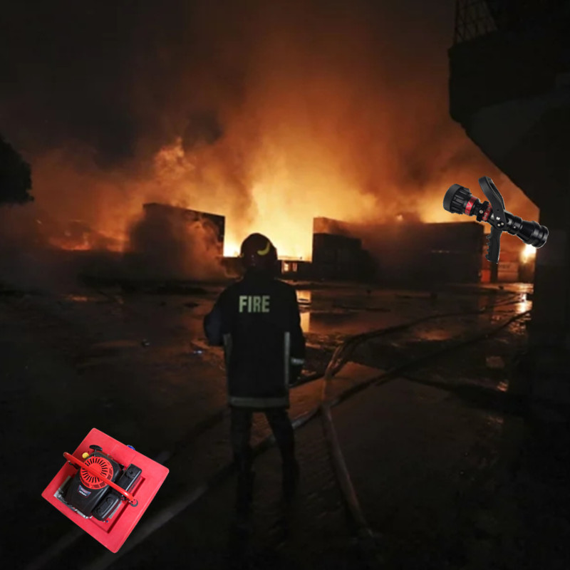 A fire at a container depot in Bangladesh