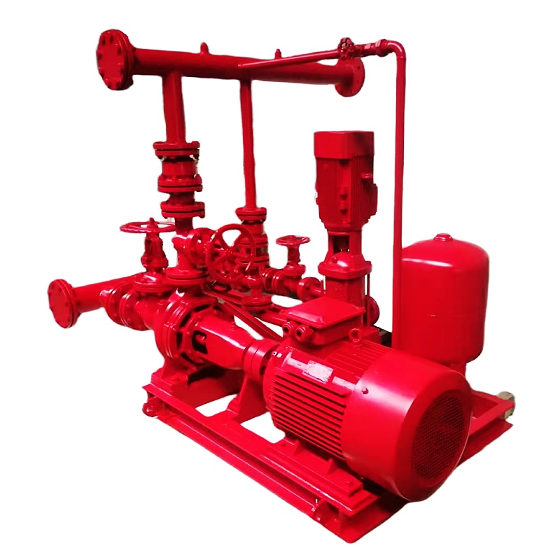 带控制面板的成套EDJ消防离心水泵成套消防泵组固定式消防泵离心水泵泵房消防泵组