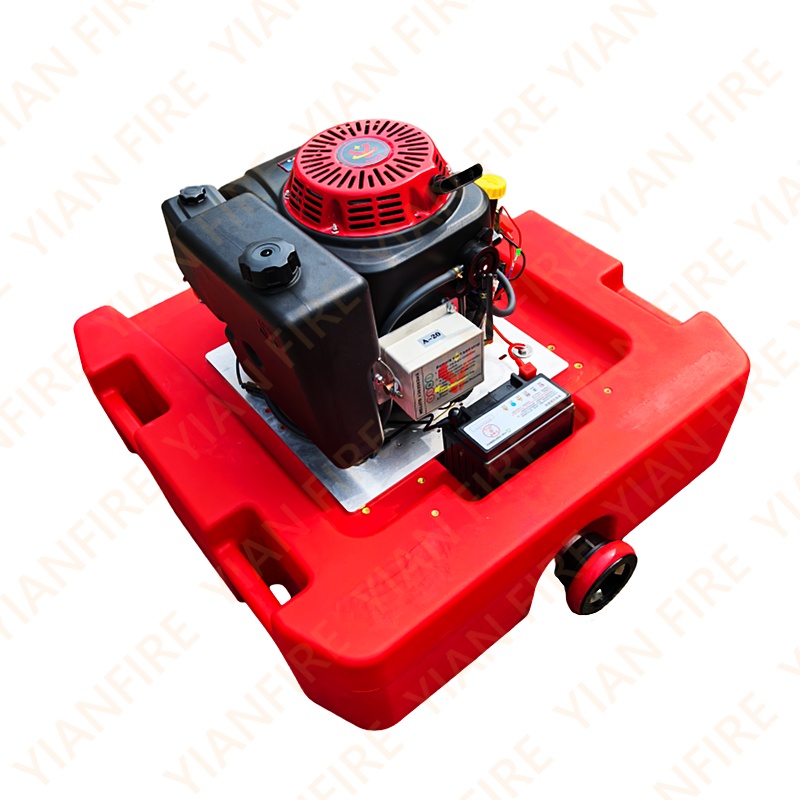 15hp remote floating pump Pompa terapung darurat, Bomba flotante impulsada por motor importado