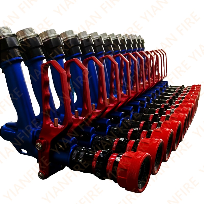 High pressure fire nozzle gun shut-off select-able fire nozzle cannon jet fog fire nozzles Pistola de boquilla de incendios de alta presión con boquilla de cierre seleccionable canon de chorro de niebla y boquillas de incendio - Pistola de boquilla de incendios de alta presión con boquilla de cierre selectivo, cañón de chorro de niebla y boquillas de incendio Pistola de bocal de incêndio de alta pressão com bocal de desligamento selecionável, canhão de jato de névoa e bocais de incêndio - Pistola de bocal de incêndio de alta pressão com bocal de desligamento selecionável, canhão de jato de névoa e bocais de incêndio Pistol semprotan kebakaran bertekanan tinggi dengan bohlam mati yang dapat dipilih, meriam semburan kabut dan bohlam kebakaran - Pistol semprotan kebakaran bertekanan tinggi dengan bohlam mati yang dapat dipilih, meriam semburan kabut dan bohlam kebakaran