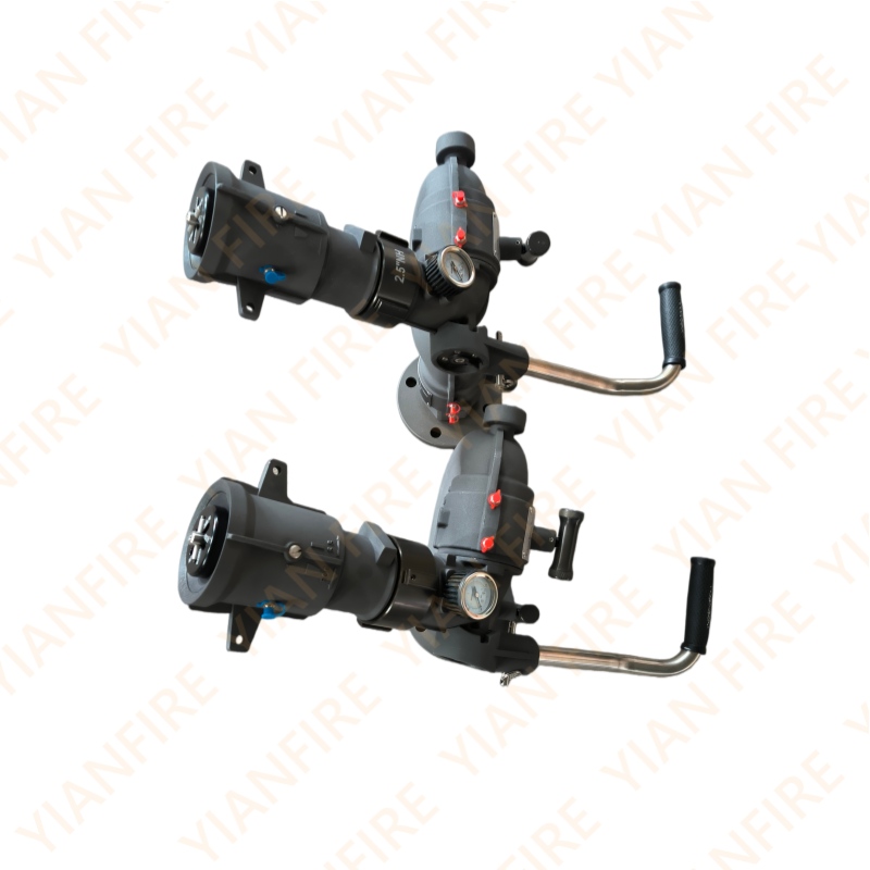 固定炮手动消防炮直流喷雾炮铝合金炮大流量消防喷头瞄子