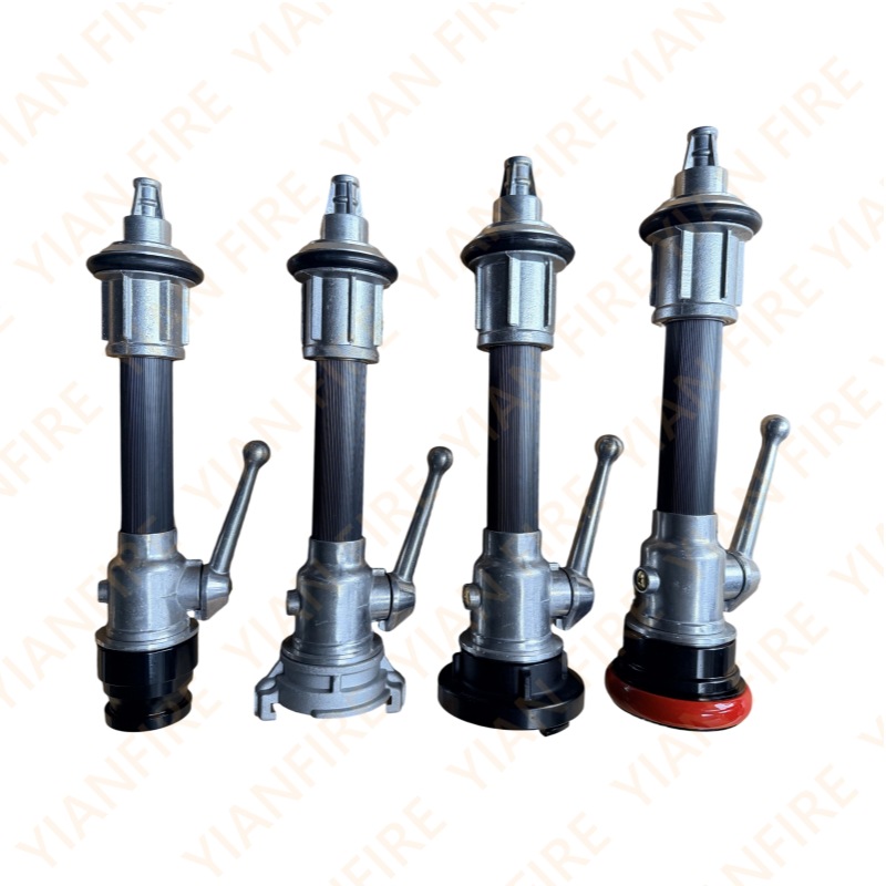 self defense fire branch pipes shut-off fire hose nozzles jet -fog fire water cannons lances