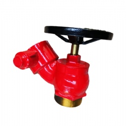 Oblique fire hydrant Landing Valve